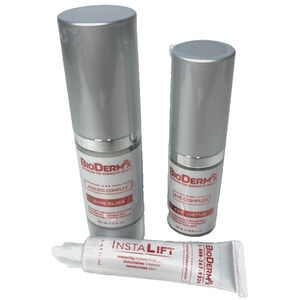 BioDermRx Bundle: 1oz Skin Bliss + .5oz Eye Virtue + .05 oz InstaLift New Sealed